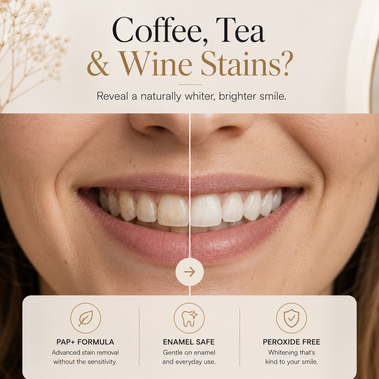 PAP+ Advanced whitening strips